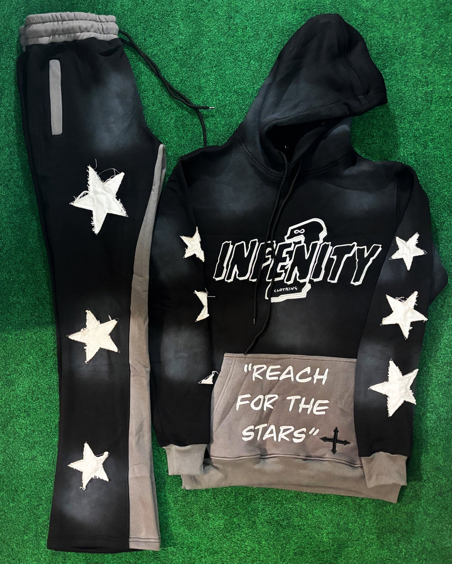 2Infenity “Reach For The Stars” Stacked Set (BLACK)